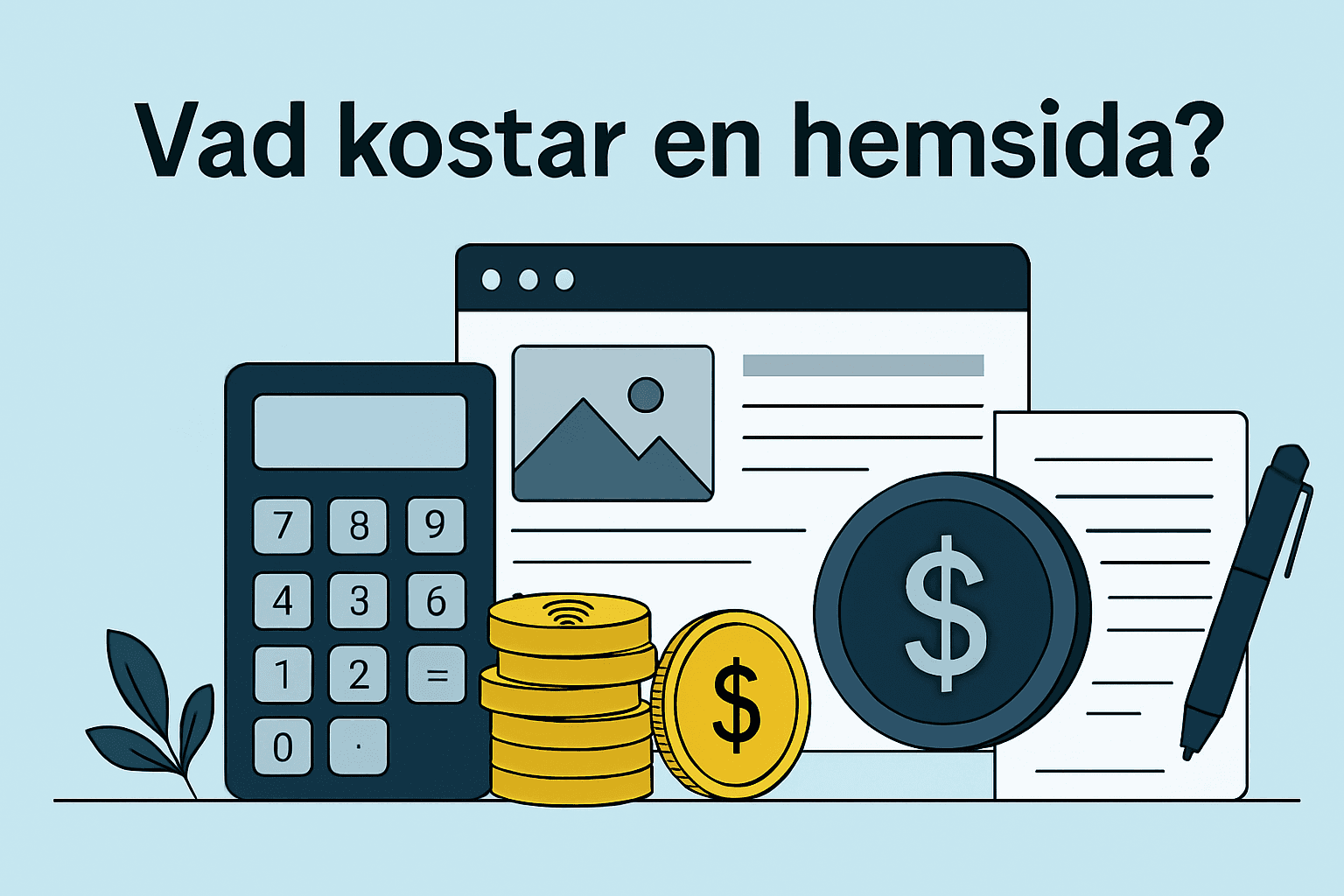 Vad kostar en hemsida 2025? Komplett guide och prisjämförelse